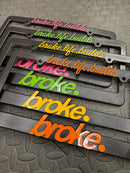 broke.life.builds Plate Frame