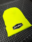 broke. Beanie