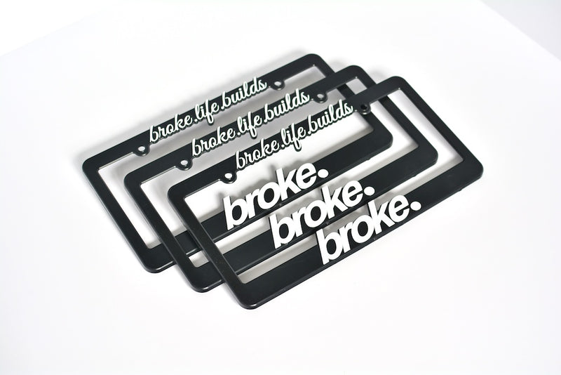 broke.life.builds Plate Frame