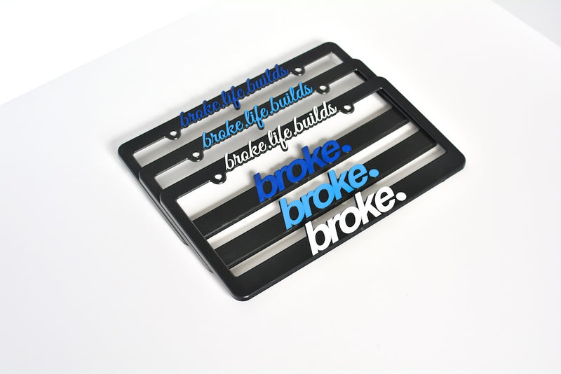 broke.life.builds Plate Frame