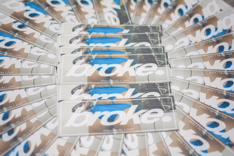 broke. Slap Stickers